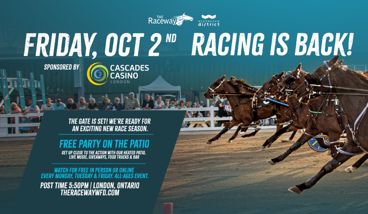 Racing is back - Free party on the patio