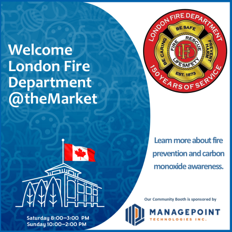 London Fire Department at the Market