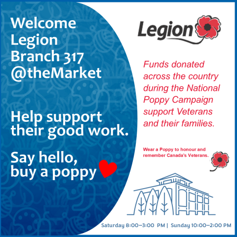 The Market at Western Fair District Poppy Campaign